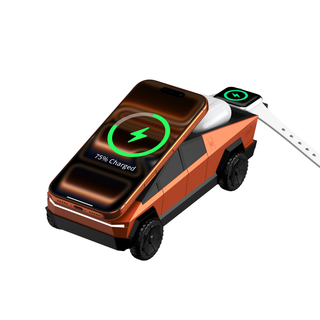 Qi2 Cybertruck 3 in 1 Charger - Fast Charger